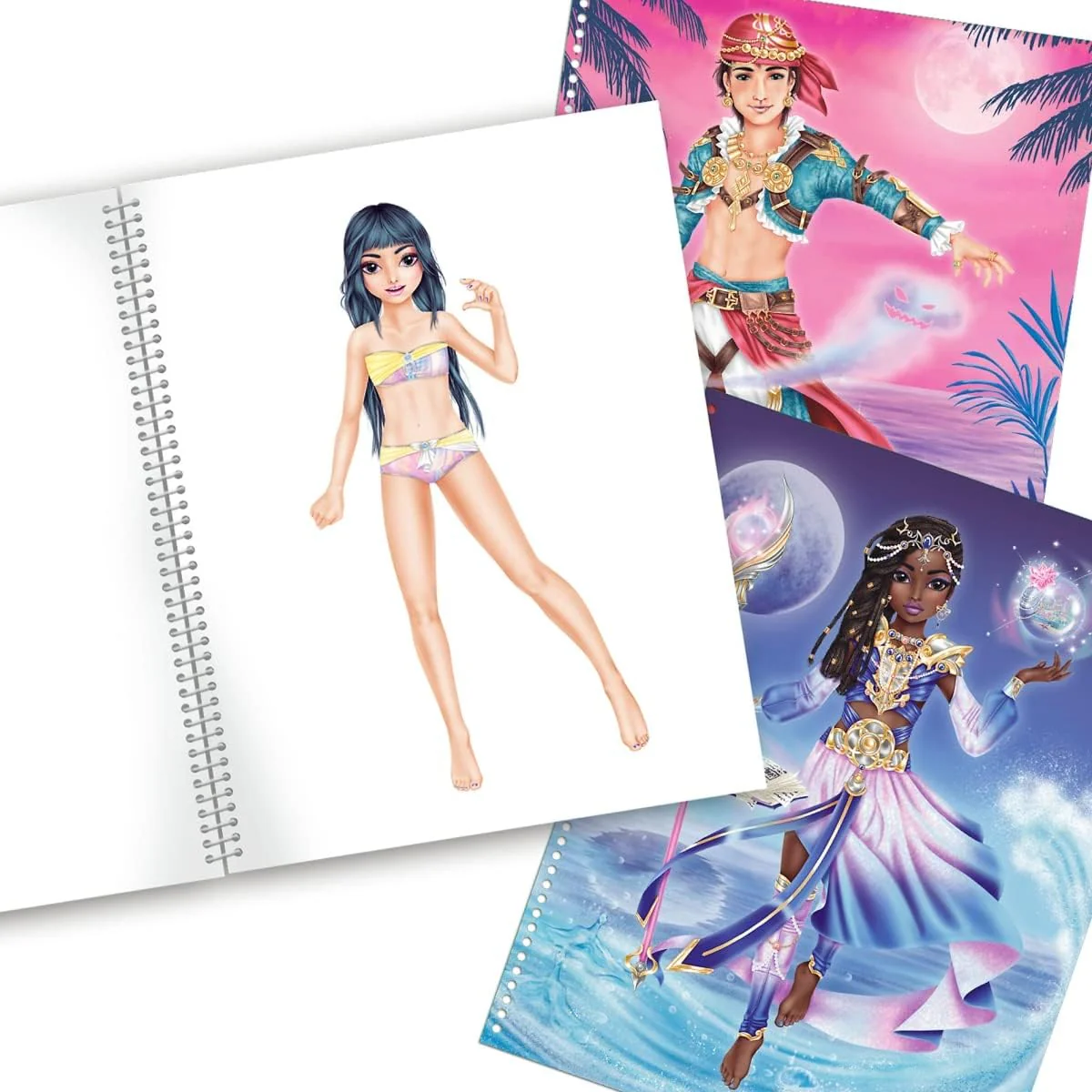 TOPModel Create Your Top Model Colouring Book Fantasy TM-12147 - Image 4