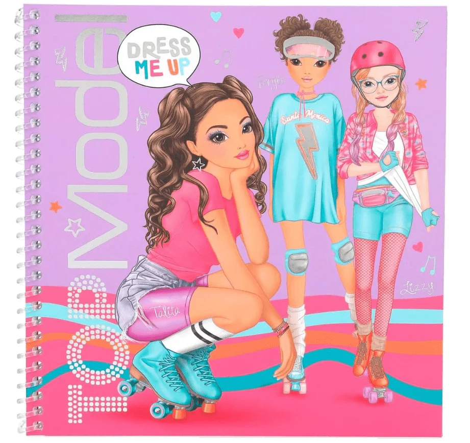 TOPModel Dress Me Up Tiny Dance Sticker Book TM-12077