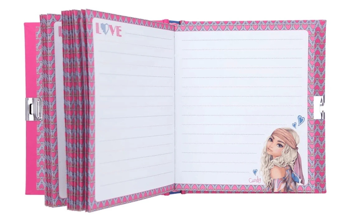 TOPModel Diary with Padlock Design 1 Seventies TM-12053 - Image 3