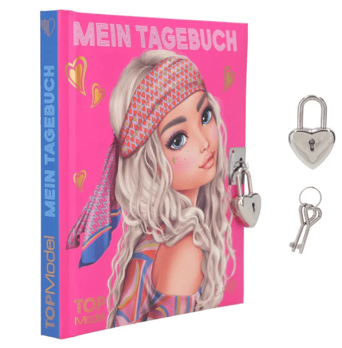 TOPModel Diary with Padlock Design 1 Seventies TM-12053 - Image 4