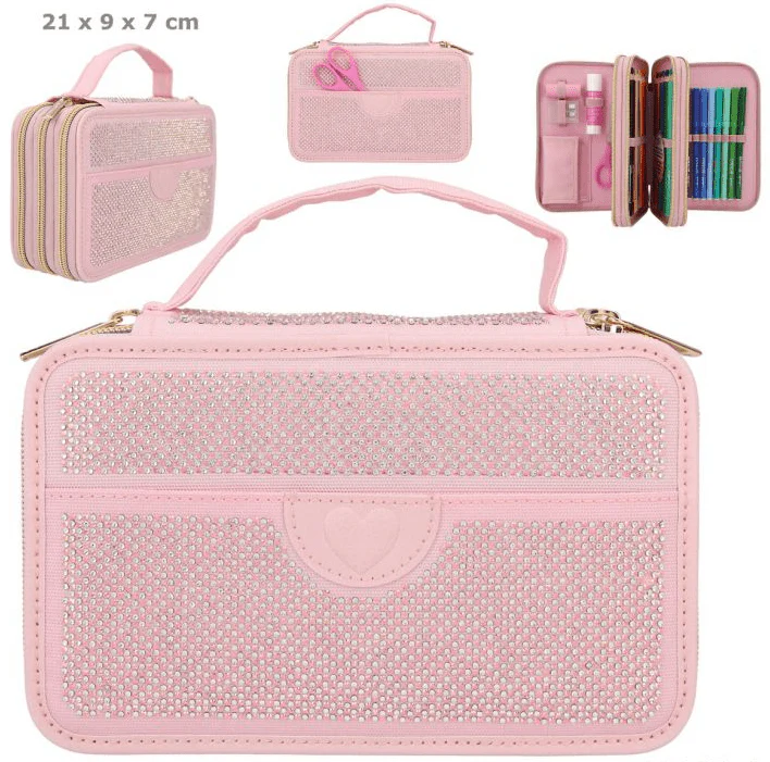 TOPModel Triple Pencil Case Glam TM-12167