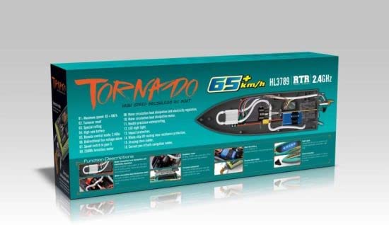 Tornado High Speed Brushless RC Boat R46 - Image 3