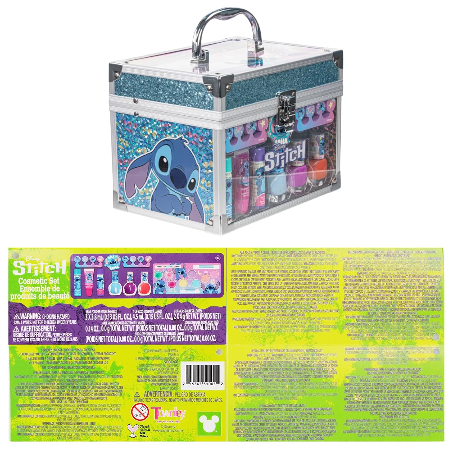 Townley Girl Cosmetic Case Set SI0062GG - Image 2