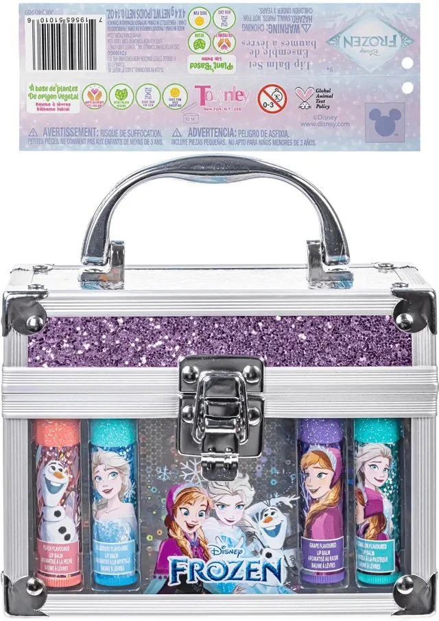 Townley Girl Frozen Lip Balm With Train Case  FZ4500GG - Image 2