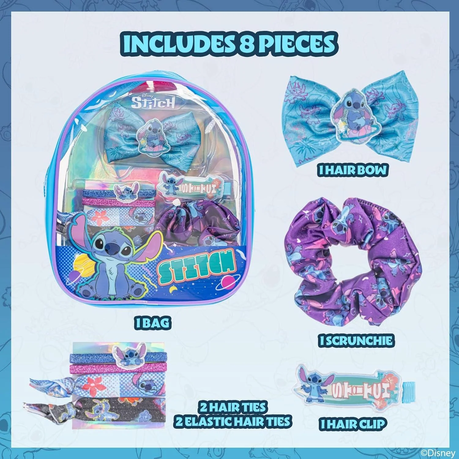 Townley Girl Hair Gift Bag Set Stitch SI0056GG - Image 2