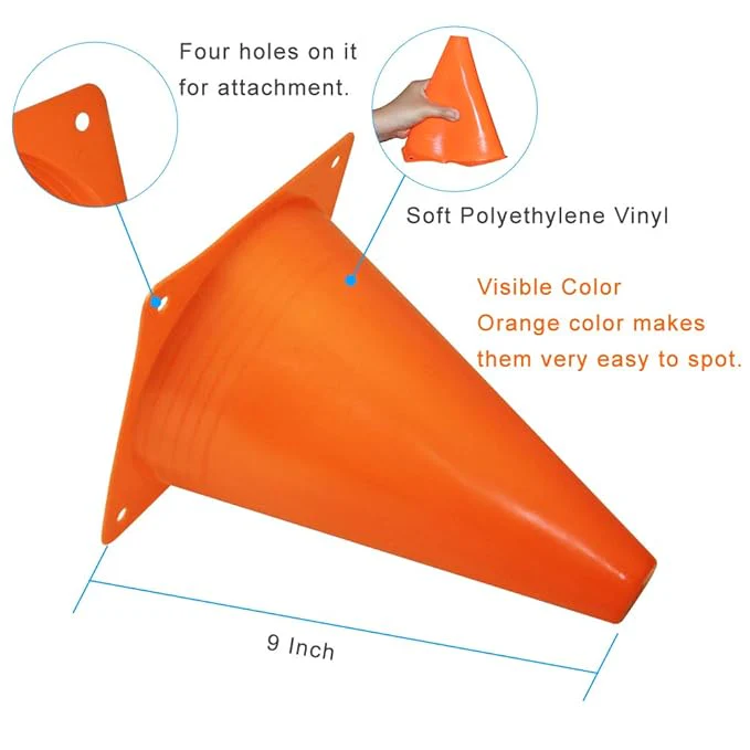 Training Cones Set 9inch 5pcs FC901 - Image 2