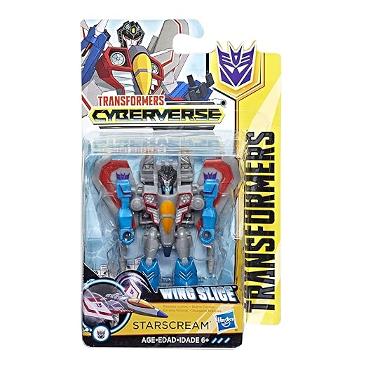 Transformers Cyberverse Action Attackers Scout Class Starscream E1883 - Image 3