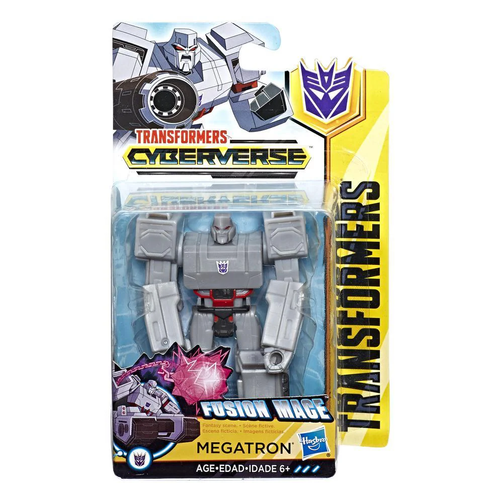 Transformers Cyberverse Scout Class Fusion Image Megatron Figure E1883 - Image 2