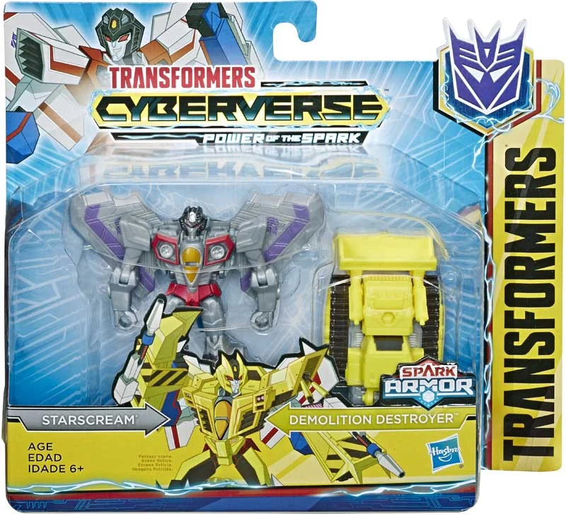 Transformers Cyberverse Spark Armor Starscream E4219 - Image 4