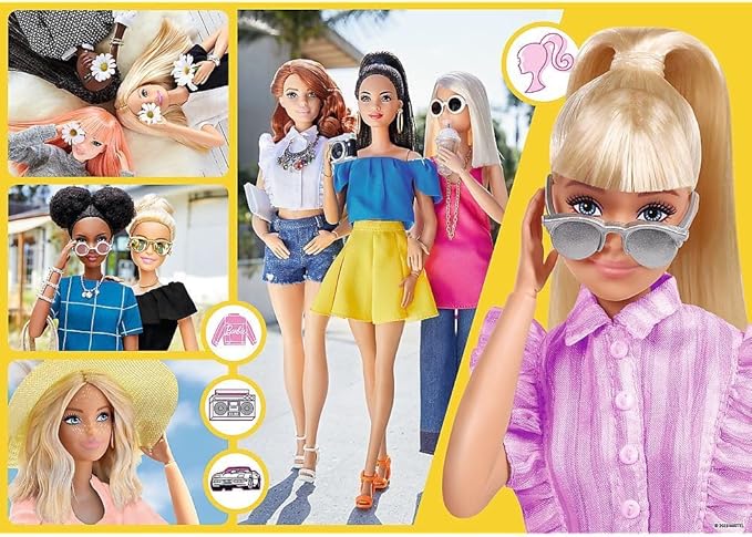 Trefl Glitter Barbie Mattel 100-Pcs 14830 - Image 2
