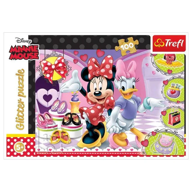 Trefl Glitter Minnie And Trinkets 100-Pcs 14820 - Image 2