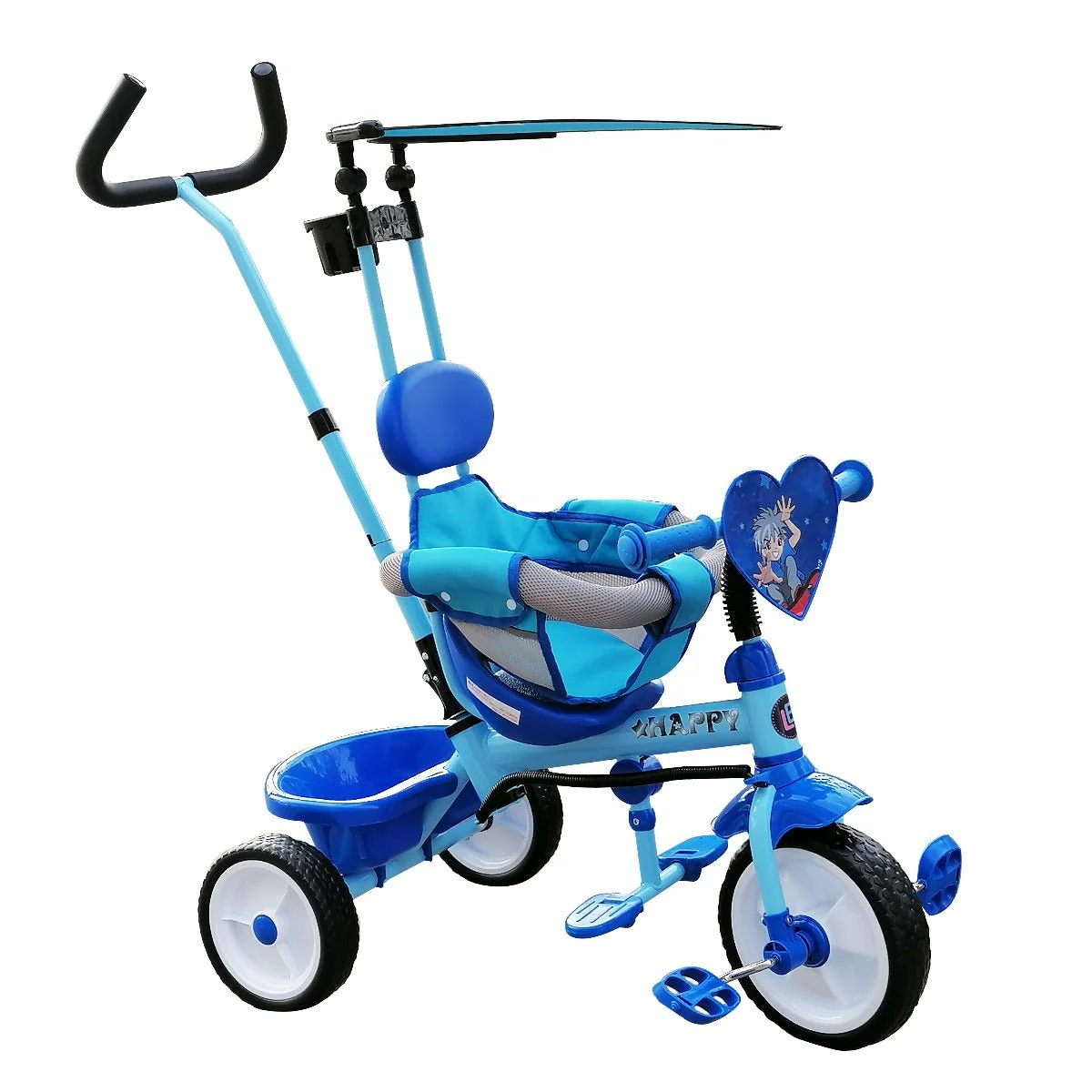 Tricycle for Kids Blue DX-455 - Image 2