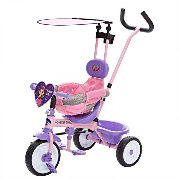 Tricycle for Kids Pink Purple DX-455 - Image 2