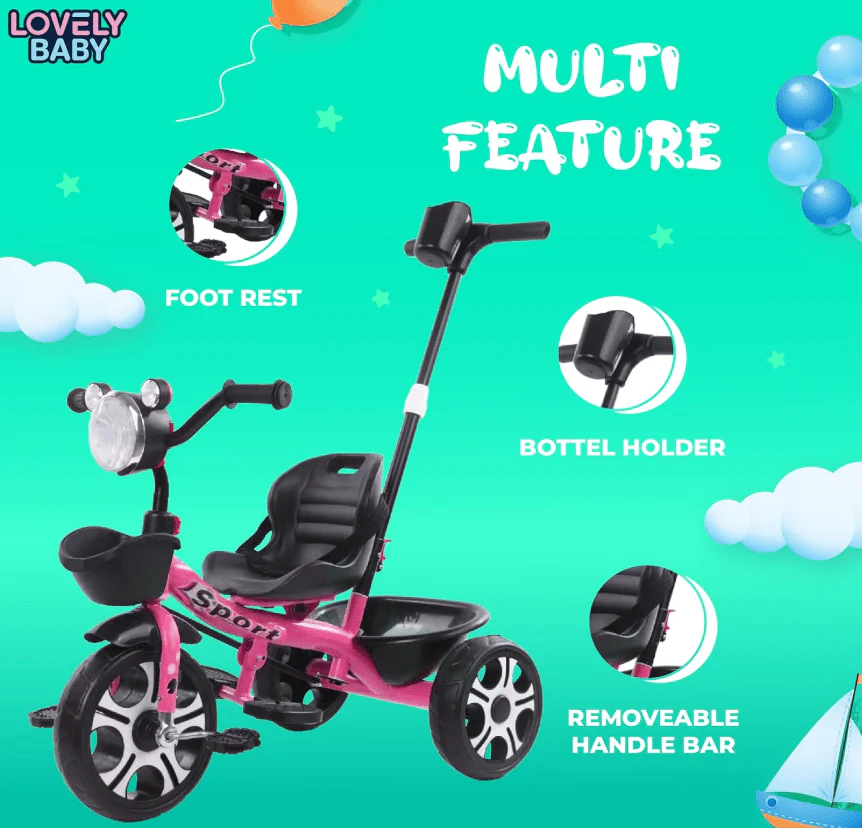Tricycle Pink JCT3088 - Image 2
