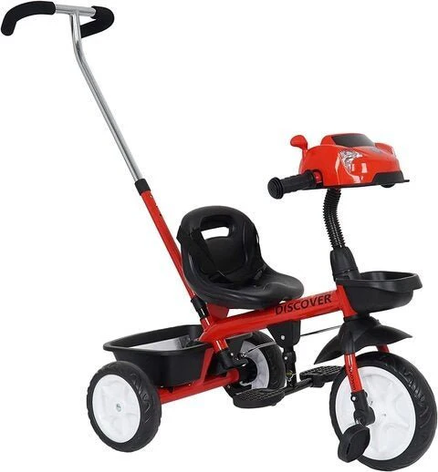 Tricycle with Handle Red LB-TR6518