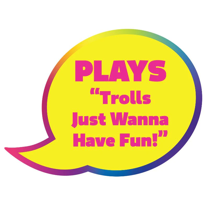 Trolls World Tour Dancing Feature Poppy Plush 65330 - Image 3