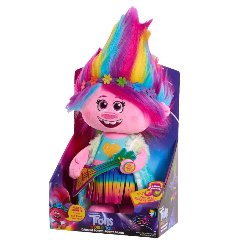 Trolls World Tour Dancing Feature Poppy Plush 65330 - Image 4
