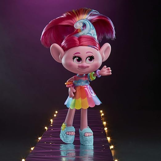 Trolls World Tour Glam Poppy Deluxe Fashion Doll E6569 - Image 4