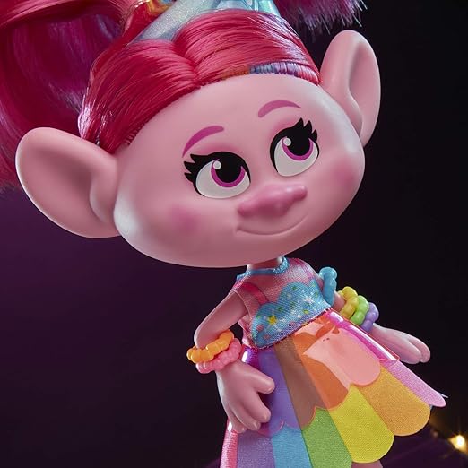 Trolls World Tour Glam Poppy Deluxe Fashion Doll E6569 - Image 6