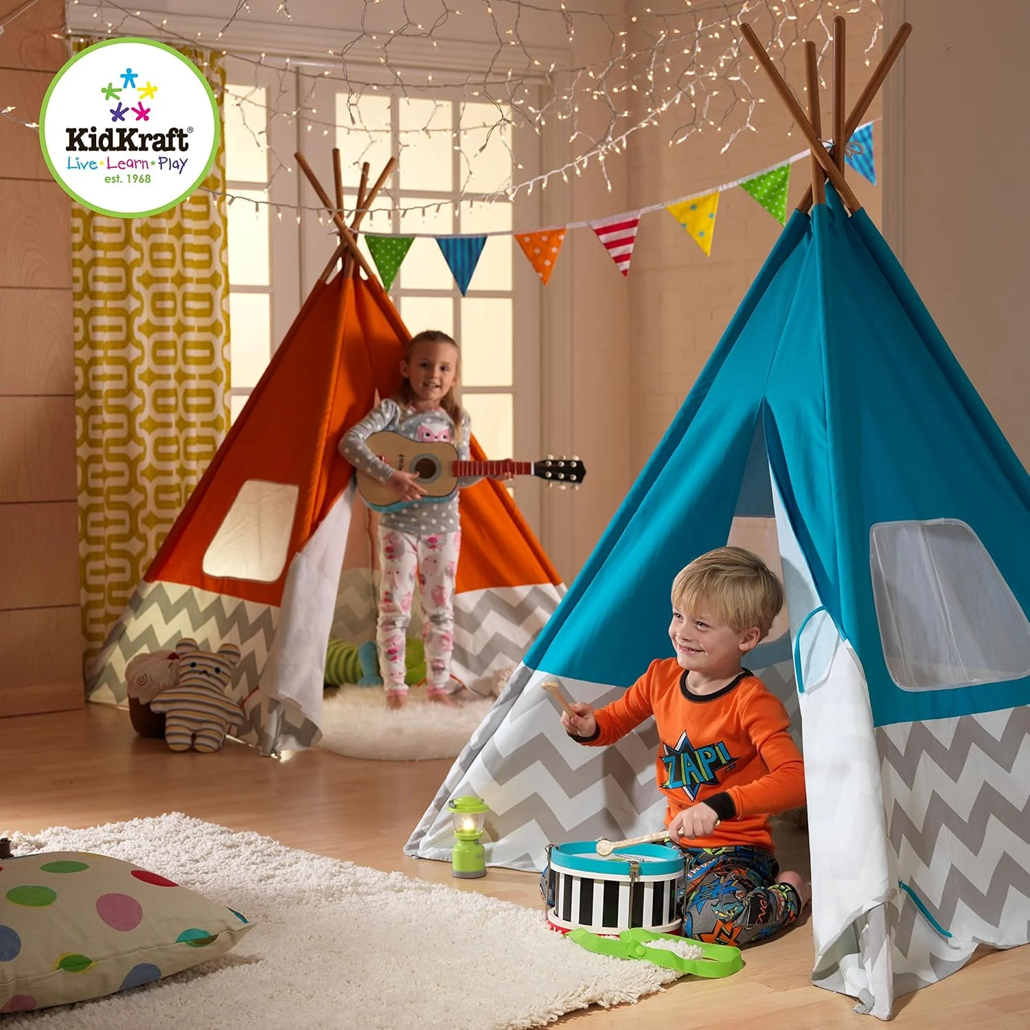 Kidkraft Teepee Tent Blue - Image 7