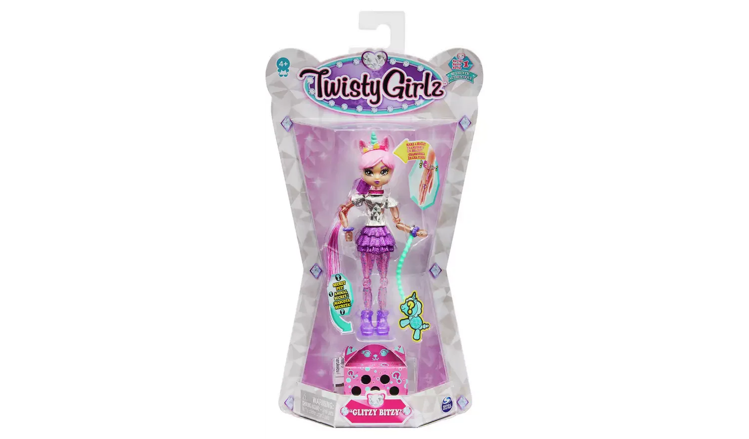 Twisty Girlz Transforming Doll Glitzy Bitzy 6059393