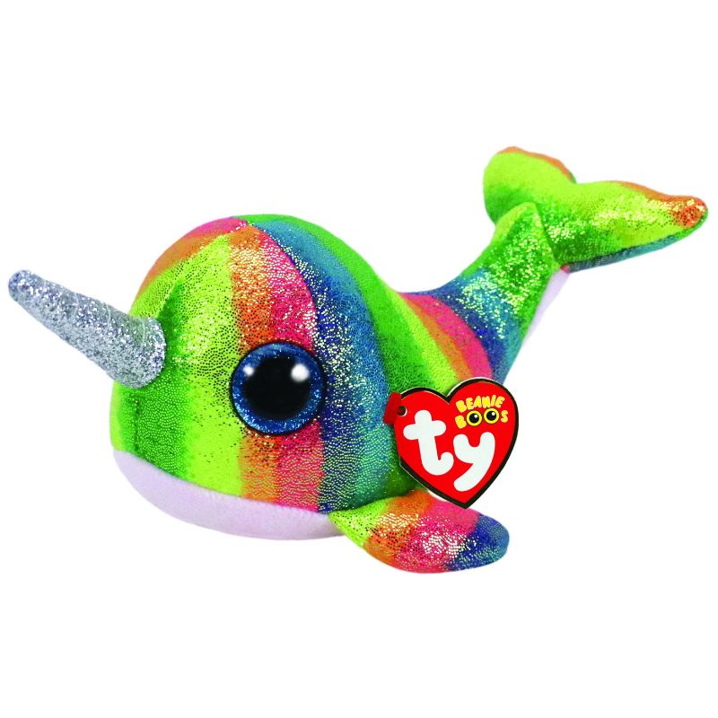 TY Beanie Babies Boos Nori the Narwhal 6inch 36216