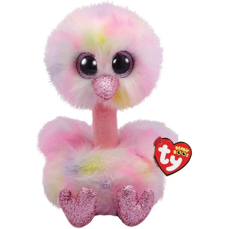 TY Beanie Boos Avery the Pink Ostrich 9inch 36469