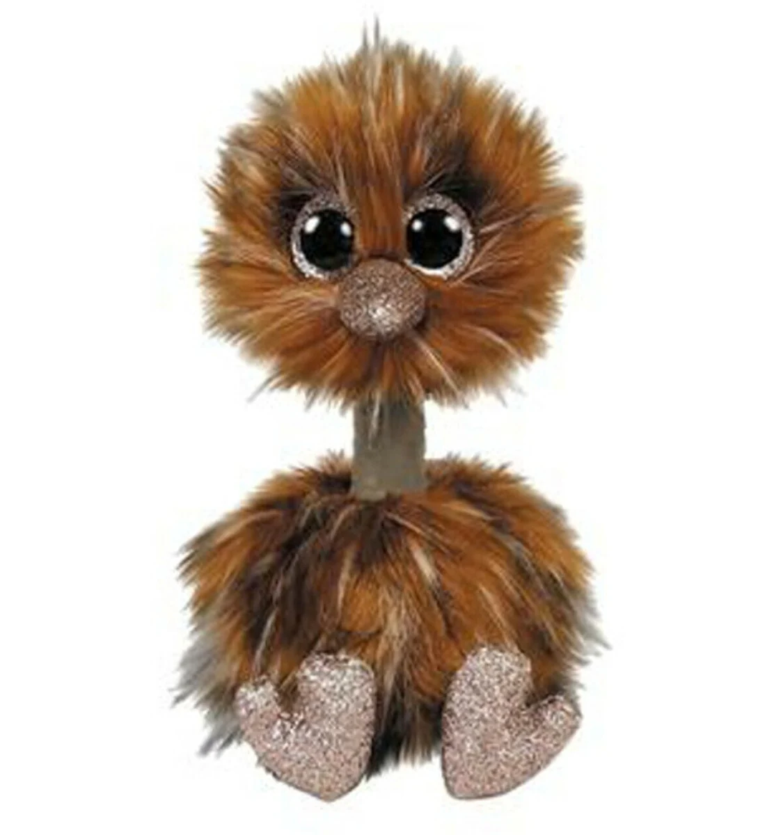 TY Beanie Boos Orson the Brown Ostrich 6inch 36283