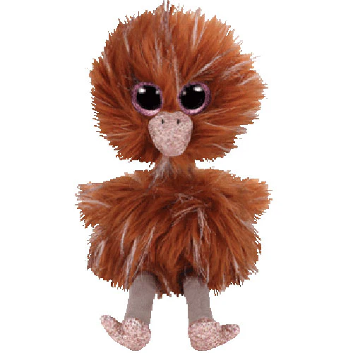 TY Beanie Boos Ostrich Orson Brown 9inch 36450