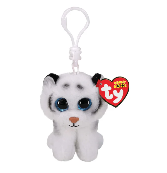 TY Beanie Boos Tundra the White Tiger Clip 3inch 35234
