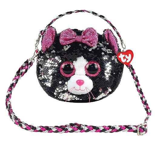 TY Fashion Sequin Cat Kiki Purse 95120 - Image 2