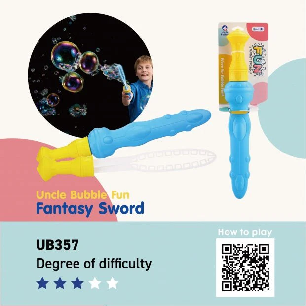 Uncle Bubble Fun Fantasy Sword - Image 5