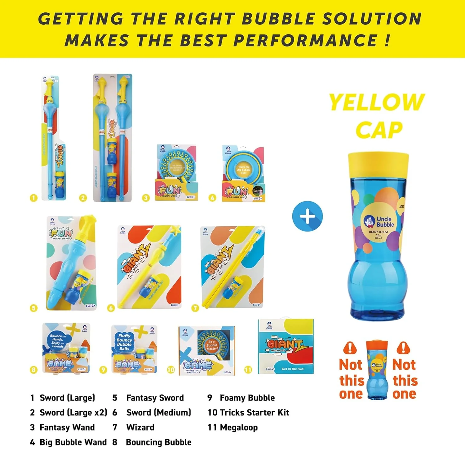 Uncle Bubble Refill Bubble Solution 32OZ - Image 7