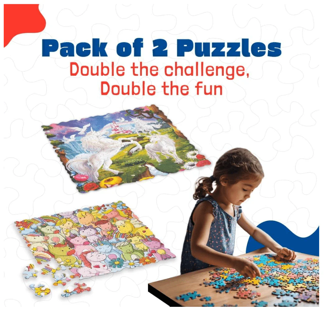 Unikplay Go Crazy Jigsaw Piuzzle - Unicorn UPJP-1212/GB02 - Image 2
