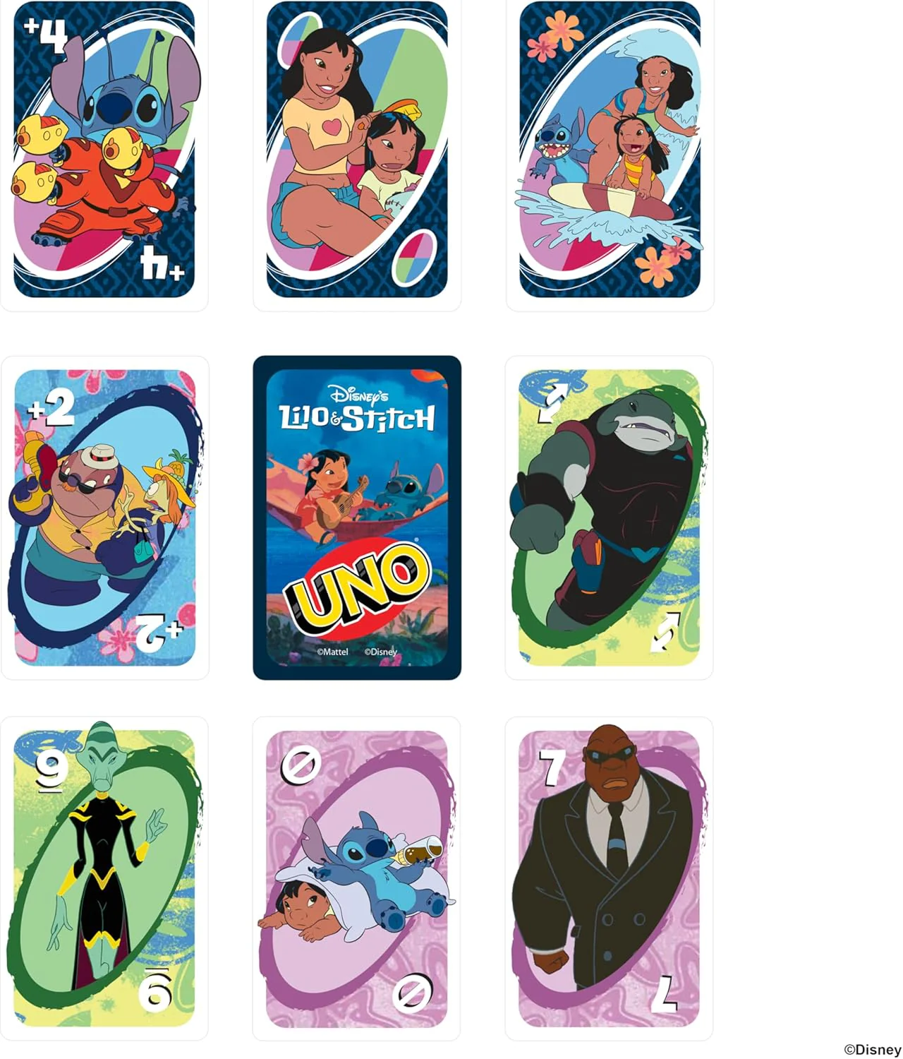 UNO® Disney Lilo & Stitch Edition – Collectible Card Game with Special “Ohana” Rule JCC10 - Image 5
