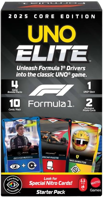 UNO Elite Formula 1 2025 Core Edition Starter Pack JLV42 - Image 11