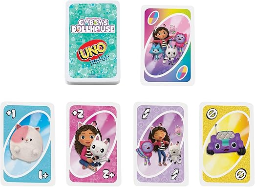 UNO Junior Gabby's Dollhouse Card Game - Image 3
