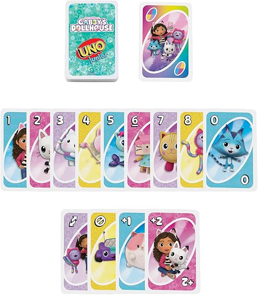 UNO Junior Gabby's Dollhouse Card Game - Image 4
