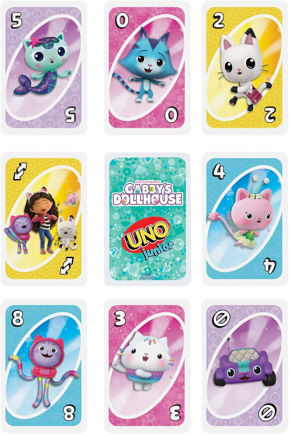 UNO Junior Gabby's Dollhouse Card Game - Image 7