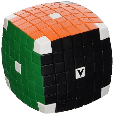 V-Cube 7 White Pillowed Multicolor Cube Puzzle 00.0003