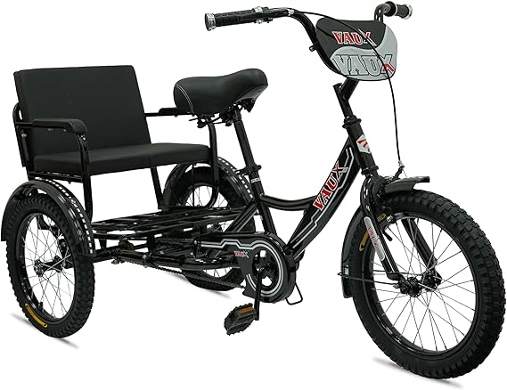 Vaux Tricycle 12 Back Seat Black - Image 2