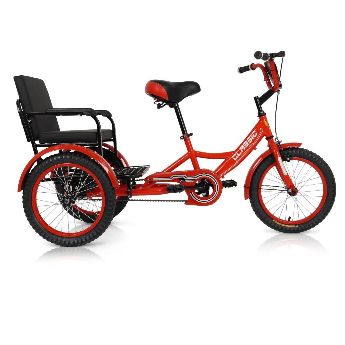 Vaux Tricycle 20 Back Seat Red