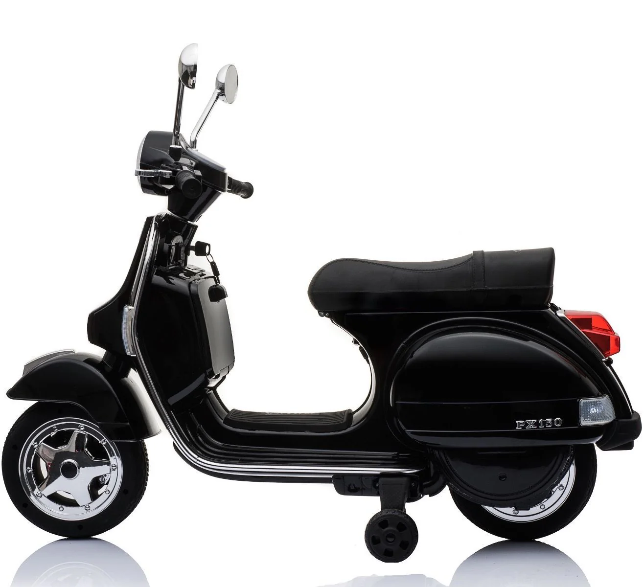 Vespa Motorbike Black PX150 - Image 2