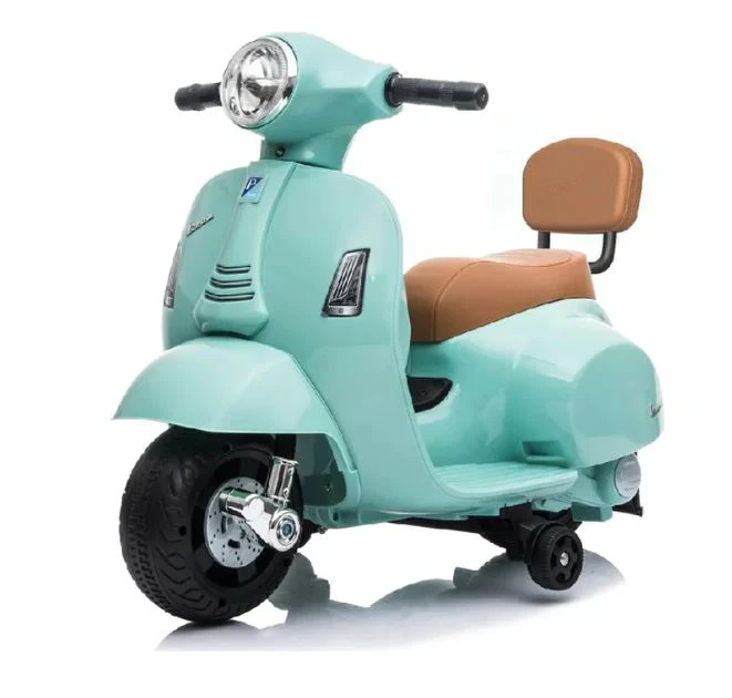 Vespa Motorcycle Green