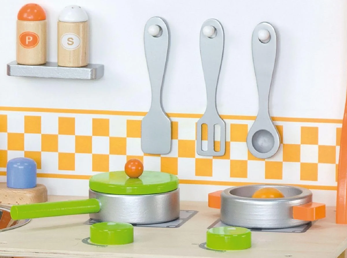 Viga Wooden Colourful Fantastic Kitchen with Accessories 50957FSC - Image 3