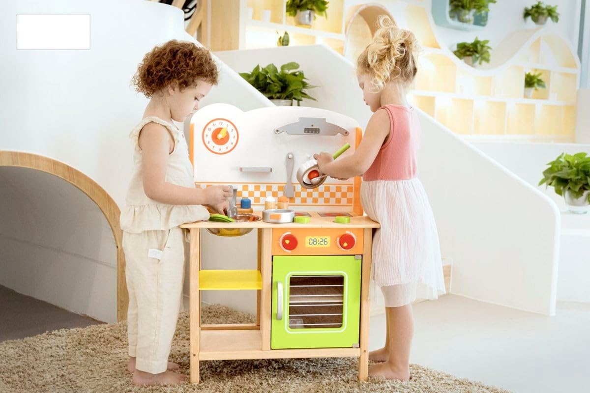 Viga Wooden Colourful Fantastic Kitchen with Accessories 50957FSC - Image 6