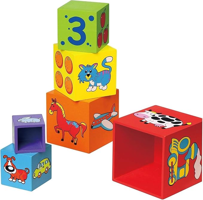 Viga Wooden Nesting & Stacking Blocks 59461 - Image 4