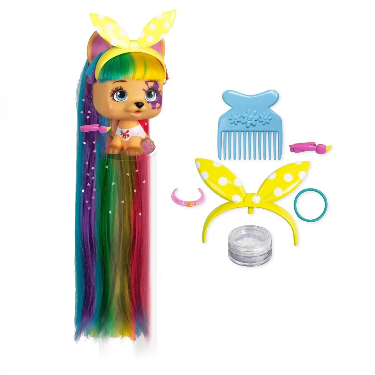 VIP Pets S1 Mousse Bottle Surprise Hair Reveal Doll Assorted 711709