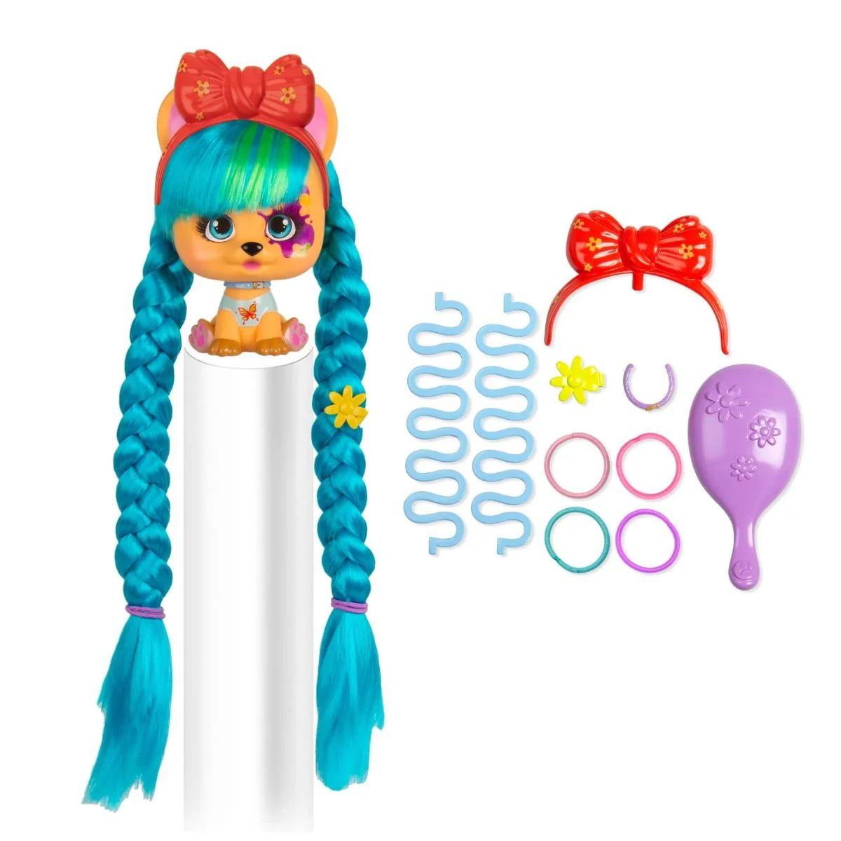 VIP Pets S1 Mousse Bottle Surprise Hair Reveal Doll Assorted 711709 - Image 2