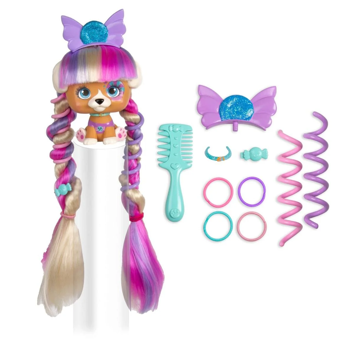 VIP Pets S1 Mousse Bottle Surprise Hair Reveal Doll Assorted 711709 - Image 6